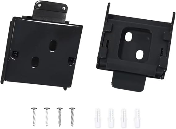 2 PCS Mountings Brackets Universal Roller Shade Hardware Roller Shade Brackets Outside Mount Blinds Aluminum Cordless Bracket for Indoor/Outdoor Roller Blind Replacement Accessory (1, Black)