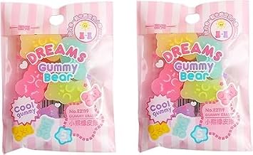 10PcsErasers for - Colorful Gummy Bear Cabochons | Erasers Animals | Interactive Eraser Pets| Cartoon Bear Pencil Erasers | Stationery Supplies,Drawing and Painting Supplies