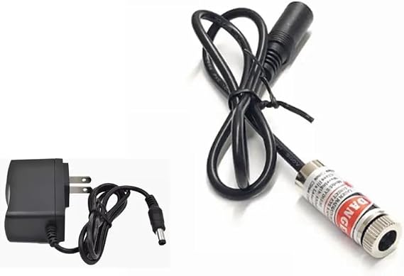 650nm 5mw Red Laser Diode Module Dot/Line/Cross For Positioning With 5V Adapter (Line)