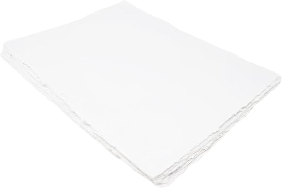 Artway Indigo - A3 Cotton Rag Paper - 100% Cotton/Handmade - 350gsm Mid Texture - A3 (15 Sheets), Natural White