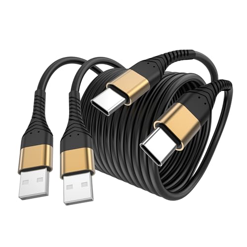 USB Type C Charger Cable Fast Charging 10ft,Extra Long 2Pack 10Foot USB A to USB-C Phone Charging Cord for Samsung Galaxy S20 S10 S10E S9 S8 Plus Note 10 9 8,Z Flip,LG V50 V40 V30 V20