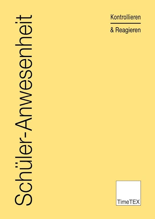 TimeTEX Student Attendance Book A4