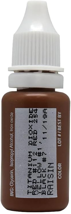 Biotouch - Raisin Permanent Makeup Pigment 15mL Bottle
