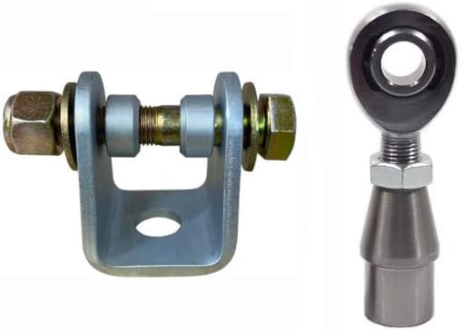 12 Hole Clevis Mount Hardware 12 Male RH Chromoly Rod End .065 Bung & Jam Nut