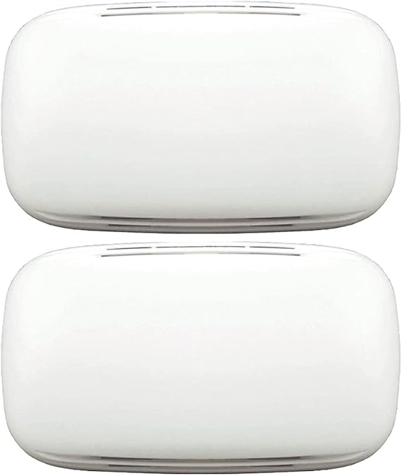 Heath Zenith 35/M Wired Door Chime with Sleek Modern Design Cover Bundle (White / 2 Pack)