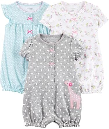 Simple Joys by Carters baby-boys 3-pack Snap-up Rompers