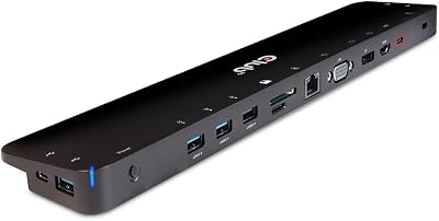 Club 3D CSV-1564W100 USB Gen1 Type-C Triple Display DP1.2 Alt Mode Smart PD3.0 Charging Dock with 100 Watt Power Supply