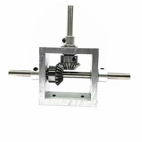 1:1 Right Angle Bevel Gearbox 1 Module 20 Teeth 90 Angle Drive Steering Gear Device Simple Mechanical DIY Module with 6mm Shaft