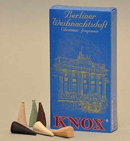 Knox Berlin German Incense Cones Variety Pack Made Germany for Christmas Smokers