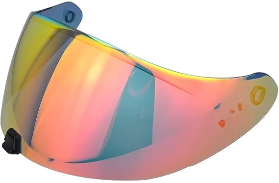 Replacement Helmet Visor for R420 Waterproof, UV Protection, Anti-Scratch, Wearproof Shield, Universal Face Shield Accessories (Aurora Red)