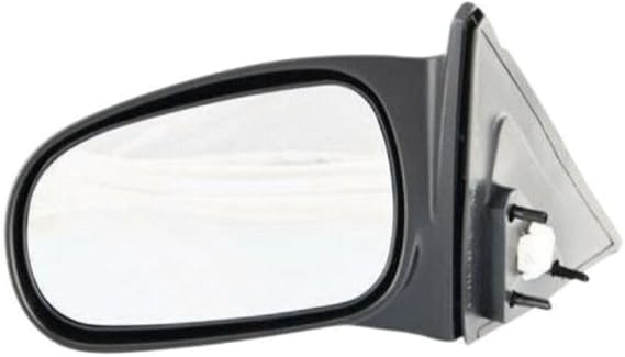 ZSYXGTAL Left Driver Side Power Black Textured Non-Heated Without Signal Light Replacement Rearview Assembly Pair Set Door Mirror for Honda for Civic Value Package 1999
