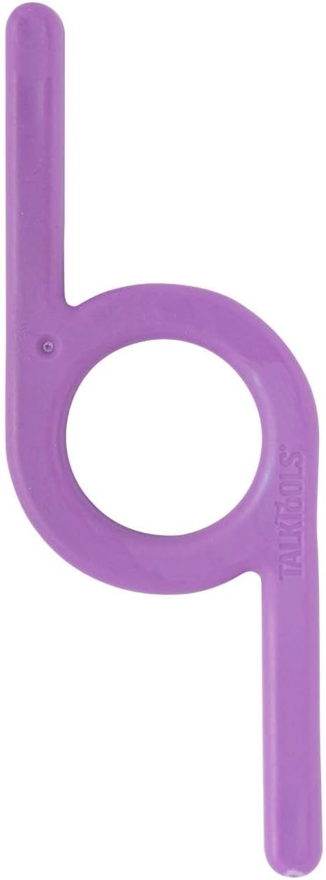 TalkTools Chewy | Oral Motor Sensory Tool for Kids and Toddlers | Therapy Tools to Improve Chewing and Biting (Purple Smooth, 1 Count (Pack of 1))