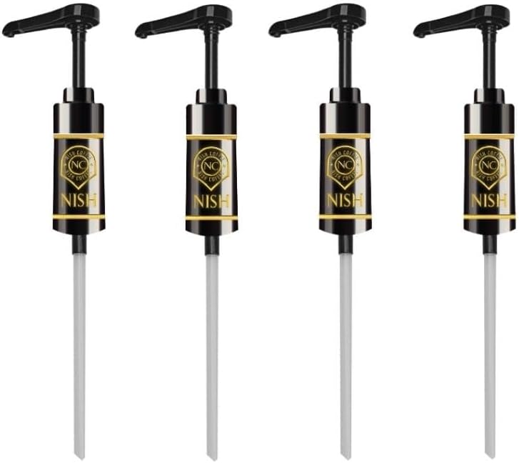 Nish Syrup Pump Set of 4