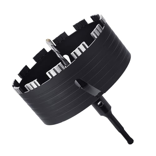 5 inch  125mm Dry Diamond Core Drill Bit with SDS Plus Adapter, Concrete Core Drill Bit for DryWet Drilling Granite Marble Masonry Concrete Brick Stone and Block 125mm  5 inch