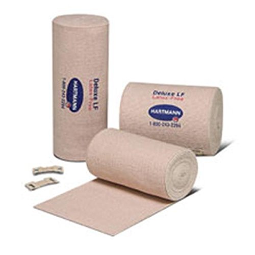 Hartmann Deluxe LF Elastic Bandage , 4 x 11 Yd, 6 Rolls