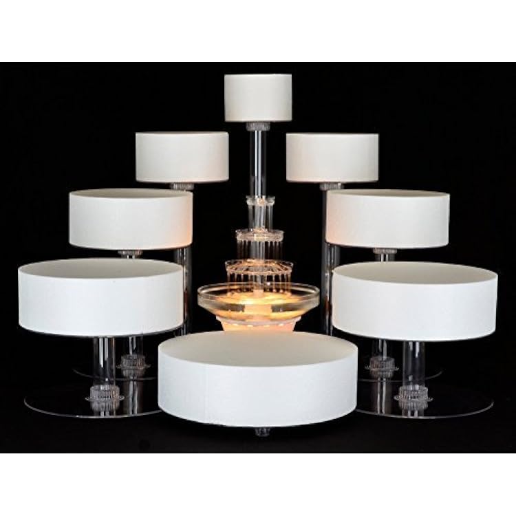 BOTARO 8 Tier Cascade Wedding Cake Stand Style R800
