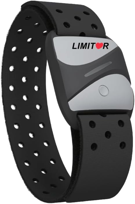 CARDIOSPORT Limiter Heart Rate Monitor MAX Heart Rate Alerts, Set Safe Heart Rate Limits, Waterproof HRM Sensor, Bluetooth ANT+ Wireless, Strava, Zwift, Garmin, Peloton, No Smartphone Required