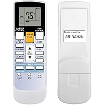 RCECAOSHAN Replacement for Fujitsu Air Conditioner Remote Control Model Number AR-RAH2U Works for ASU18RLF ASU18RLXS ASU24RLF ASU24RLXS ASU30RLX AUU12RLF AUU18RLF AUU9RLF