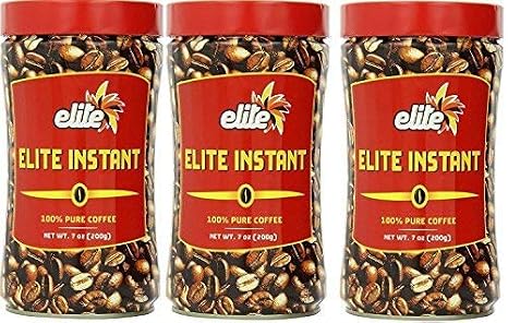 Elite Instant Coffee, 7oz (3 Pack) | Kosher for Passover, Rich & Aromatic, Product of Israel
