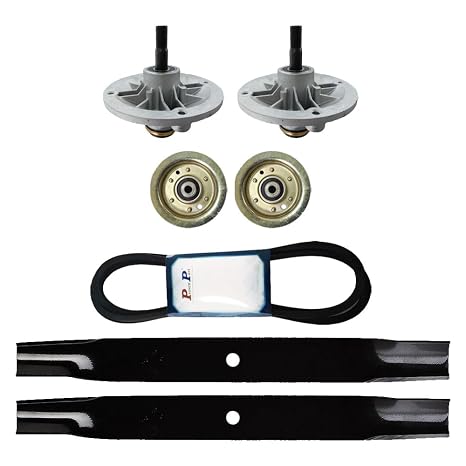 Replacement Deck Kit Blades Pulleys Spindles Belt 88-4510 106-2175 110-6871 106-2247-03