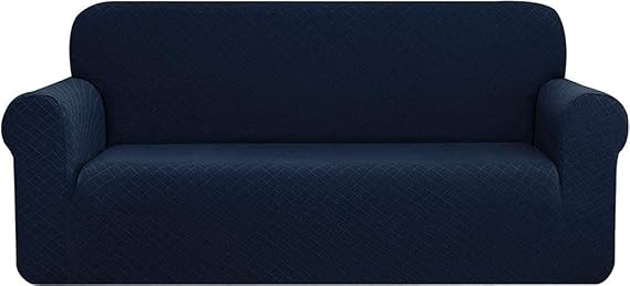 OOCCO Rhombus Sofa Cover Jacquard Polyester Spandex Armchair Slipcover Furniture Protector, Elastic Universal Stretch Soft Sofa Covers