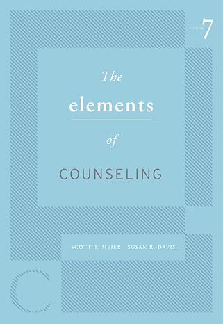 The Elements of Counseling (Hse 125 Counseling)