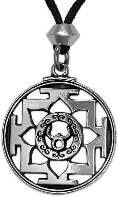 Trisula Pendant - Sri Yantra Necklace & Shiva Trident Spiritual Amulet