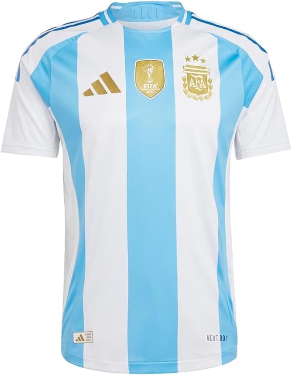 Adidas Argentina Men’s 3-Stars Home Authentic Jersey 2024