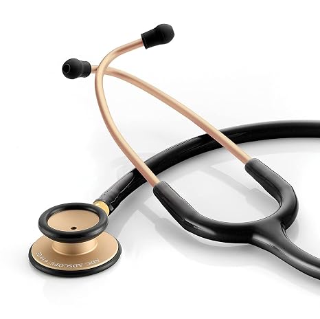 ADC Adscope 619 - Ultra-lite Clinical Stethoscope - Champagne/Black