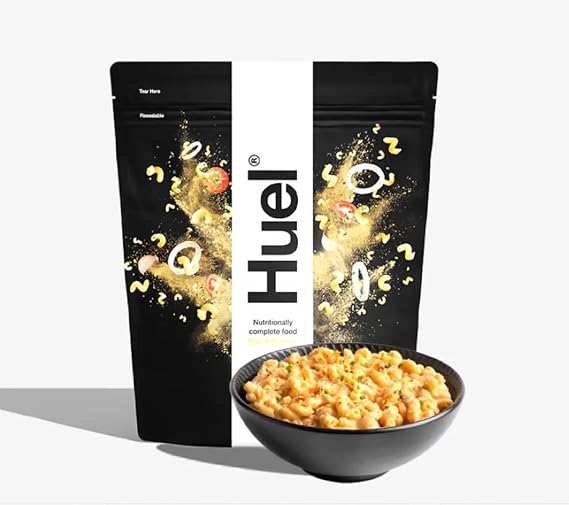 Huel Hot and Savory Instant Meal Replacement - Chickn and Mushroom Pasta - 14 Scoops Packed with 100% Nutritionally Complete Food, Including 24g of Protein, 6g of Fiber, and 27 Vitamins and Minerals