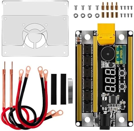 Spot Welder, Spots Welding Welding Machine Jewelry Welder With three working modes for Iron Stainless Steel (with housing)