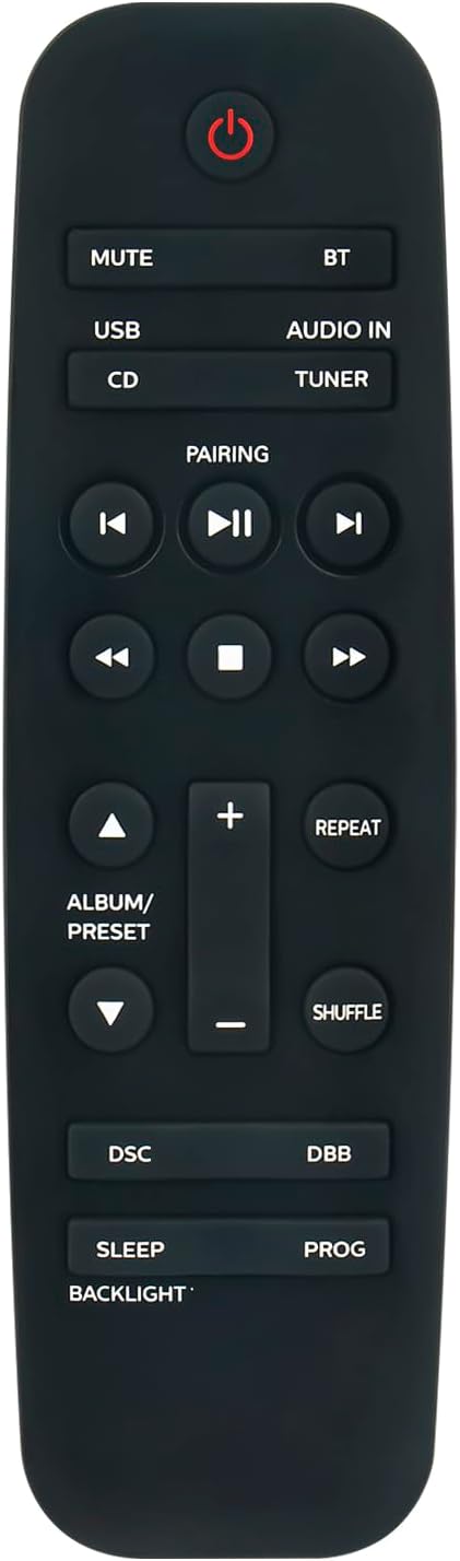 Universal Replace Remote Control Fit for Philips AZ700T Philips CD Player