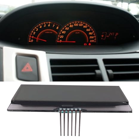 Instrument Cluster LCD Display Dashboard Screen for Compatible with 2008-2011 Direct Replacement Black Panel for Easy Install No Coding Required