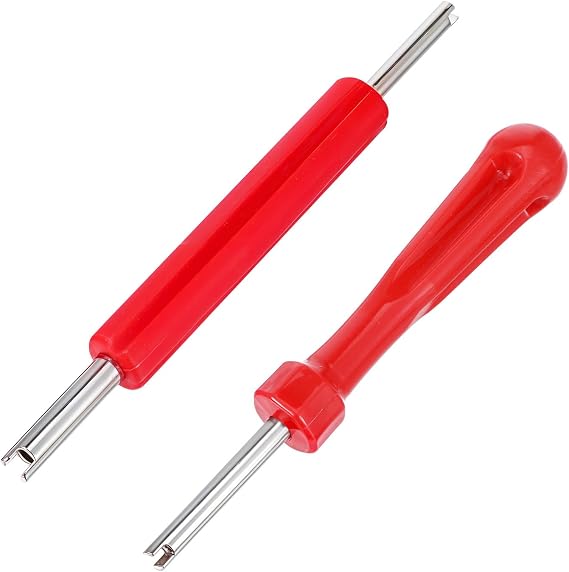 2 Pcs Tyre Valve Removal Tool,Car Head Valve Core Repair Tools for Car Truck Tyre Repair Stem Core Remover Tool