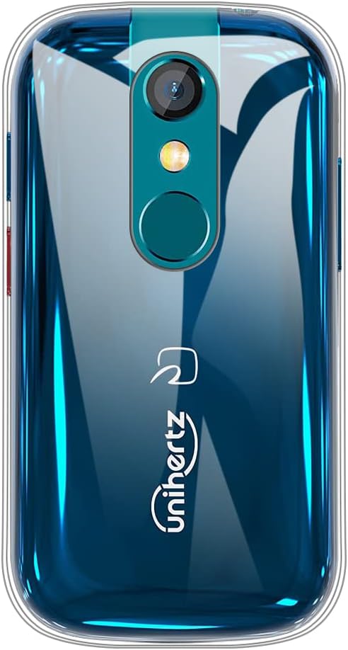 Compatible with Unihertz Jelly Star Case, Flexible TPU Back Shockproof Silicone Case, Bumper Anti-Fingerprint Full Body Protective Cover Compatible Unihertz Jelly Star 3.00 inch Transparent