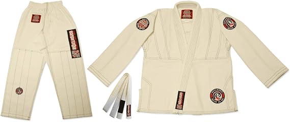 Roll Hard Kids Brazilian Jiu Jitsu Kimonos White