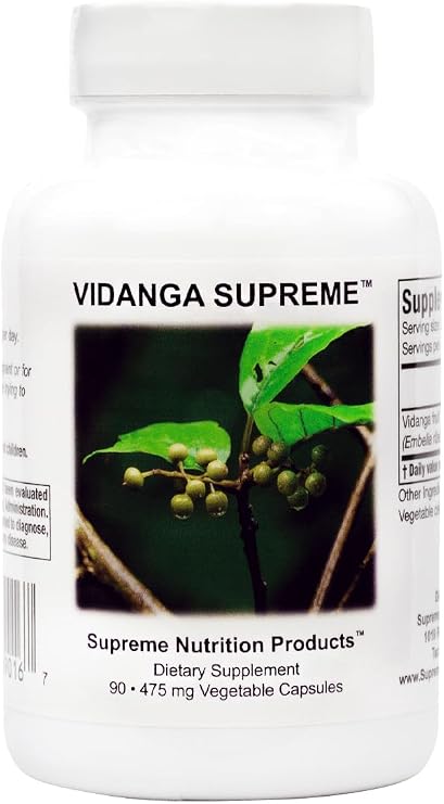 Supreme Nutrition Vidanga Supreme, 90 Pure Vidanga Vegetarian Capsules
