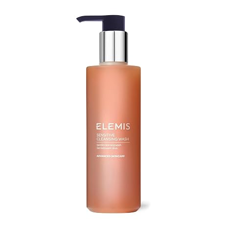 ELEMIS Sensitive Cleansing Wash, 6.76 Fl Oz | Sensitive & gentle cleansing wash formula with Thyme and Chamomile for sensitive, dry skin. Purifies, soothes and calms.