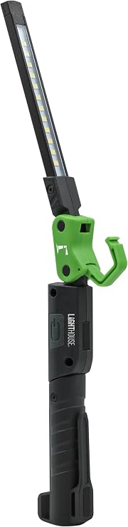 Lighthouse - L/HT40FR - Rechargeable Slim Folding Inspection Wand Work Light Torch - 400Lm, Grey