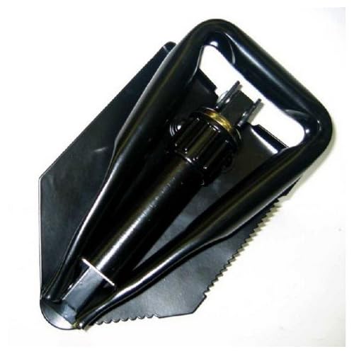EPP Z103 Black Tri - Fold Shovel with Pouch & Color Box