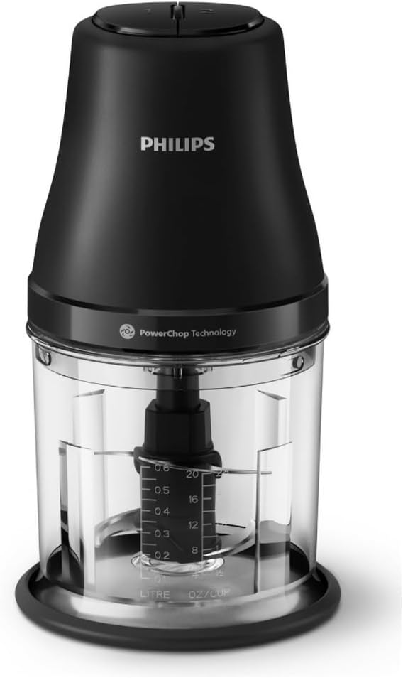 Philips HR1501/00 gıda değirmeni, PowerChop teknolojisi, 450 W, 2 hız ayarı