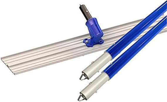 Bon Tool 82-567 2 Hole Bullfloat Kit -Magnesium 48-inch X 8-inch Square End - With Wormgear Brkt & 2 Handles