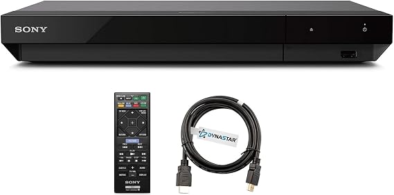 Region Free 4k UHD Blu-ray Player Compatible with Sony UBP-X700U | Multi-Region Code Free | UHD 4K Playback, Blu-ray Zone A, B, C Plus DVD Region 0-8 | 3D, 4K| Dynastar 6FT HDMI