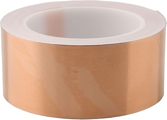 Copper Tape For Snail Protection: Conductive Copper Foil Tape Deters Slugs From Plants，Raised Beds & Pots，Weatherproof Barrier For Garden Care， Shielding &(50MM*20M)
