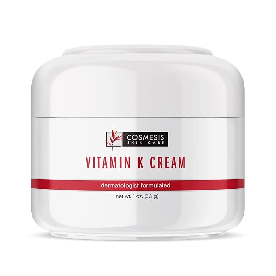 Vitamin K Cream with Antioxidant Tea Blend, 1 oz, 28 g, Cosmesis