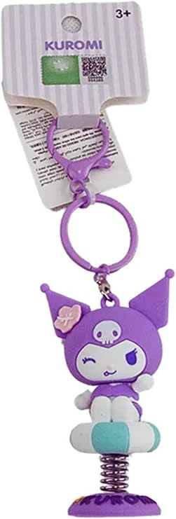 MINISO Sanrio Kuromi Yaz Serisi Hareketli Anahtarlık, Tek Ebat, 2017432712102, Mor, üniseks-yetişkin