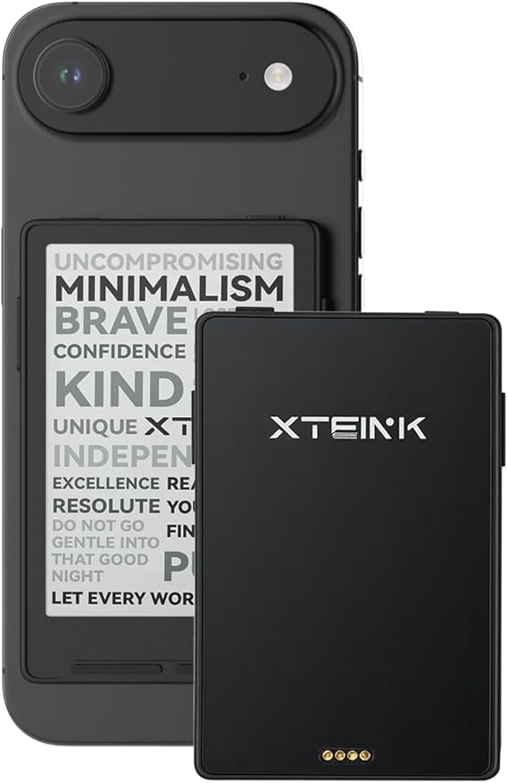 XTEINK X3 3.7" Pocket E-Ink eBook Reader, Space Black