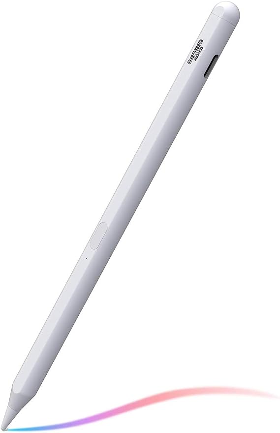 Stylus Pen with Fast Charging Pen Palm Rejection Pen for iPad 11/10/9/8, i Pad Pro 13/11, i-Pad Mini 7/6/5/4, iPad Air 5/4/3