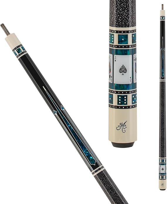 Meucci MECAS03 58 Billiards Pool Cue Stick + Free Hard CASE