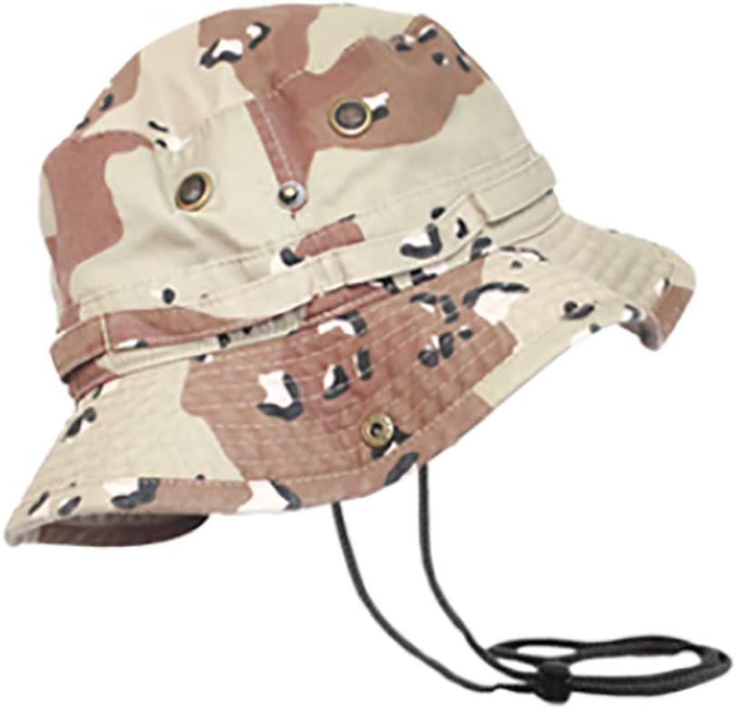 Newhattan Boonie Safari Bucket Hat Foldable Military Style Cap